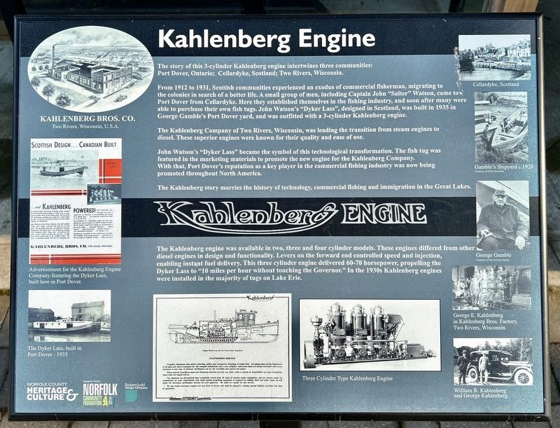 Kahlenberg Engine Marker image. Click for full size.