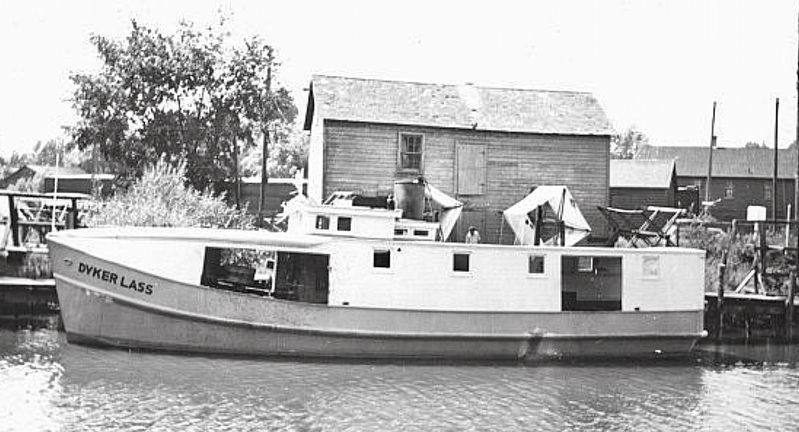 The Dyker Lass, built in Port Dover, 1935 image. Click for full size.