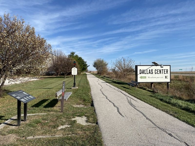 Ortonville Marker, from the west. Click for full size. Ortonville Marker, from the west image. Click for full size.