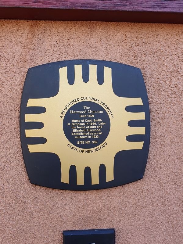 The Harwood Museum Marker image. Click for full size.