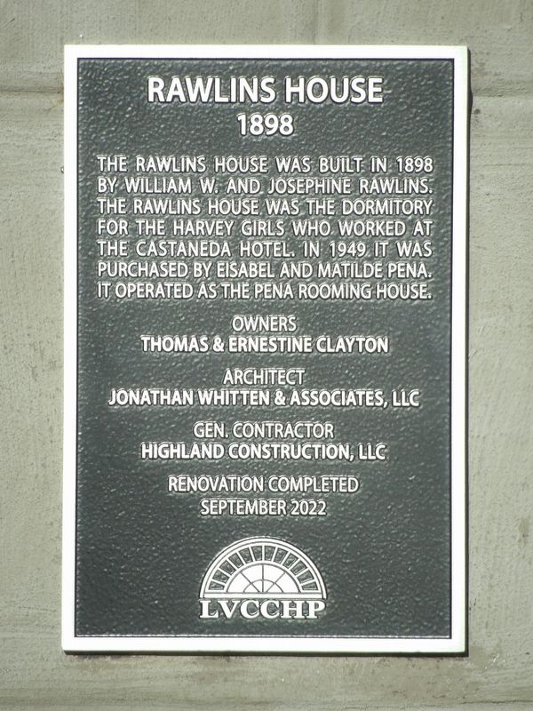 Rawlins House Marker image. Click for full size.