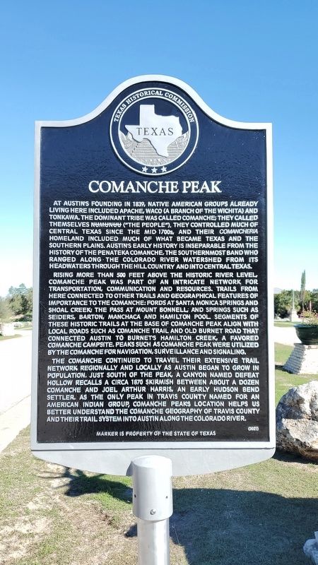 Comanche Peak Marker image. Click for full size.