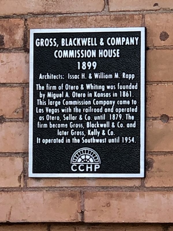 Gross, Blackwell & Company Commission House Marker image. Click for full size.