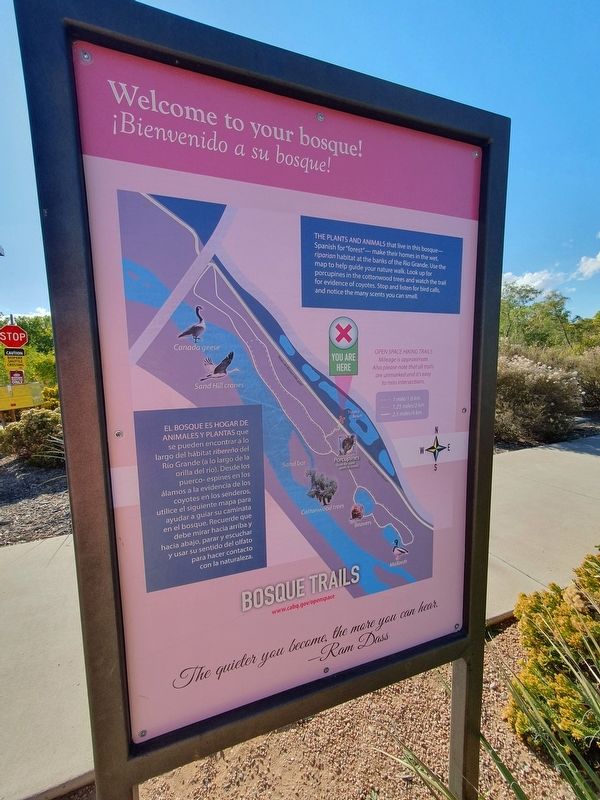 A Timeline of ABQ BioPark Tingley Beach Marker Reverse image. Click for full size.
