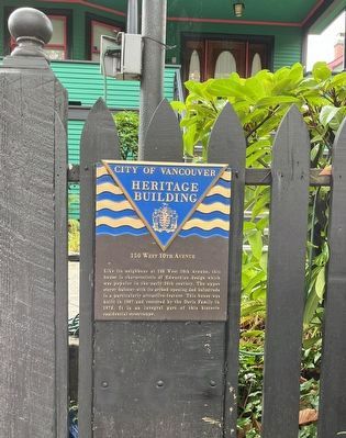 150 West 10th Avenue Marker. Click for full size. 150 West 10th Avenue Marker image. Click for full size.