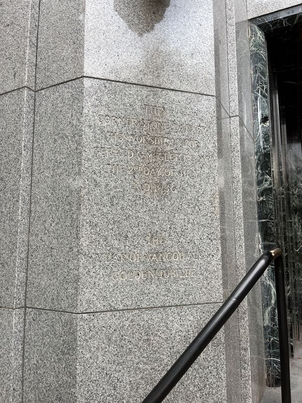 Vancouver City Hall Marker image. Click for full size.
