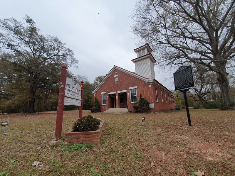 Mt. Pilgrim Lutheran Church Marker. Click for full size. Mt. Pilgrim Lutheran Church Marker image. Click for full size.