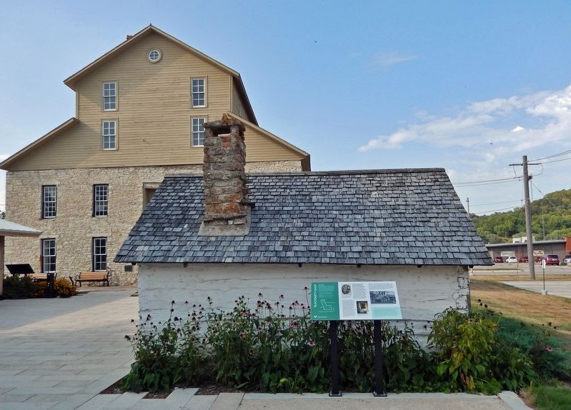 Blacksmith Shop Marker. Click for full size. Blacksmith Shop Marker image. Click for full size.