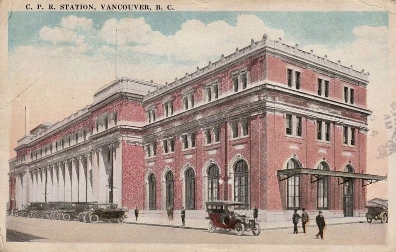 Canada Pacific Railway Station image. Click for full size.