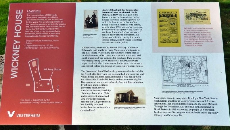 Wickney House Marker image. Click for full size.