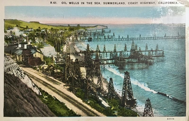 Offshore Oil Production Postcard image. Click for full size.