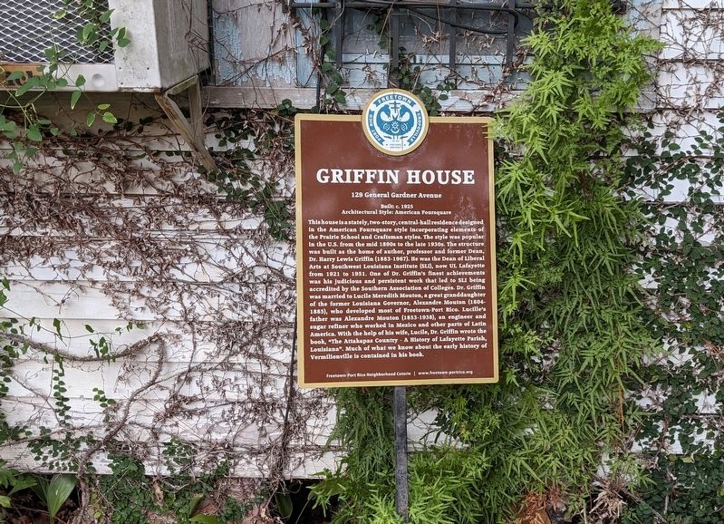Griffin House Marker image. Click for full size.