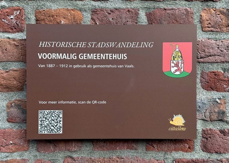 Voormalig Gemeentehuis Marker. Click for full size. Voormalig Gemeentehuis Marker image. Click for full size.
