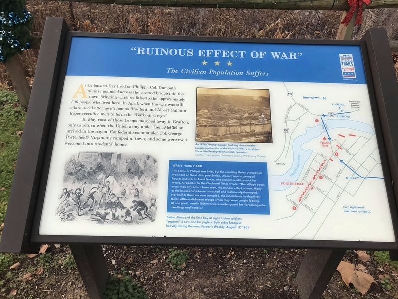 "Ruinous Effect of War" Marker image. Click for full size.