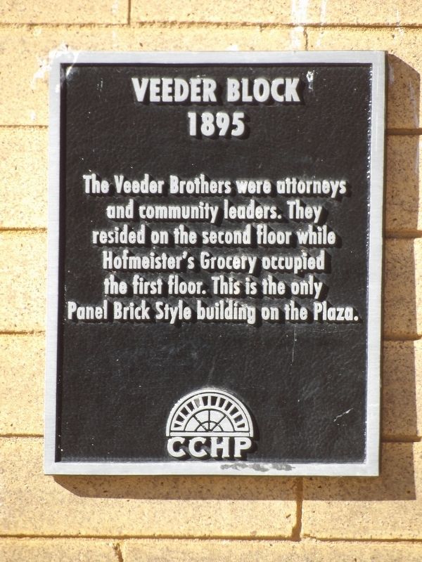 Veeder Block Marker image. Click for full size.