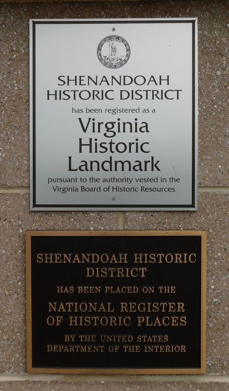 Shenandoah Historic District Marker image. Click for full size.