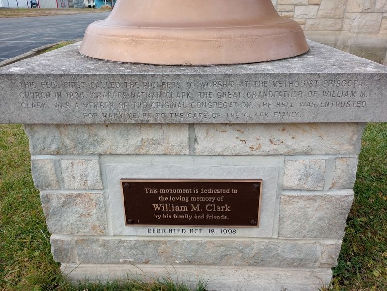 Methodist Episcopal Church Bell Marker image. Click for full size.