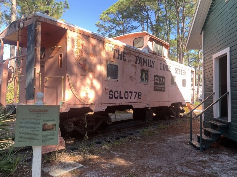 Caboose Marker and Caboose image. Click for full size.