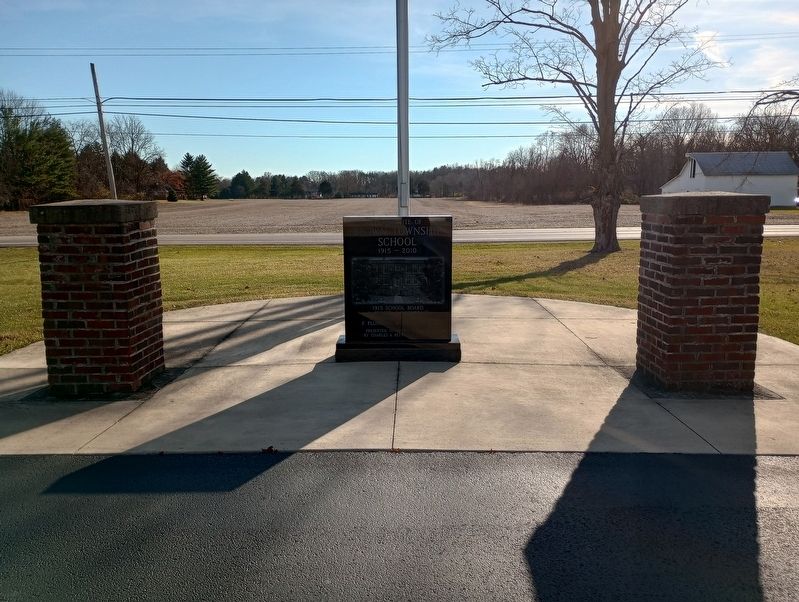 Former Site of Brown Township School Marker image. Click for full size.