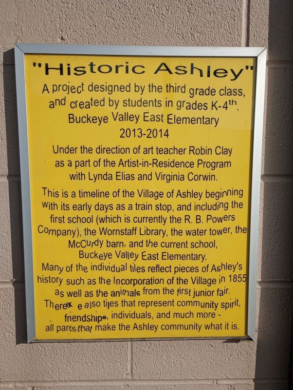 "Historic Ashley" Marker image. Click for full size.