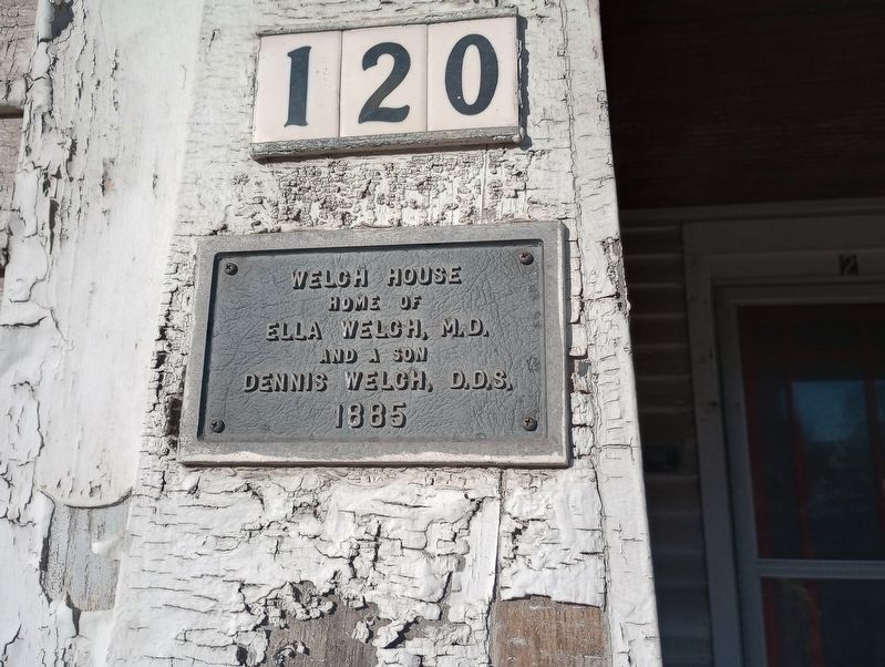 Welch House Marker. Click for full size. Welch House Marker image. Click for full size.
