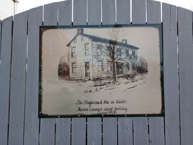 The Stagecoach Inn in Waldo Marker image. Click for full size.