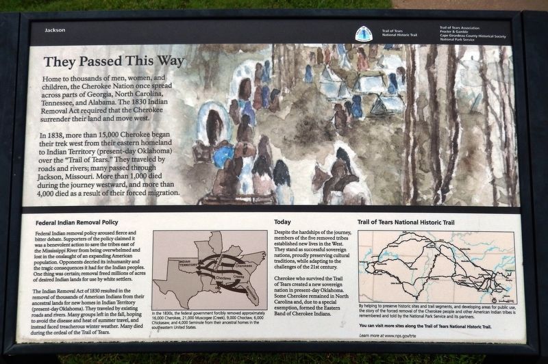They Passed This Way Marker image. Click for full size.