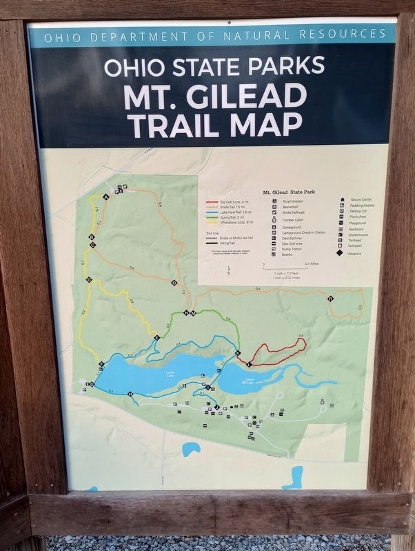The Dams of Mt. Gilead Marker image. Click for full size.