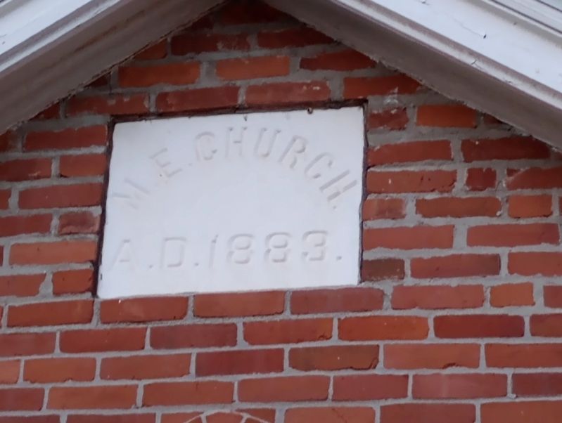 Claridon ME Church Cornerstone. Click for full size. Claridon ME Church Cornerstone image. Click for full size.