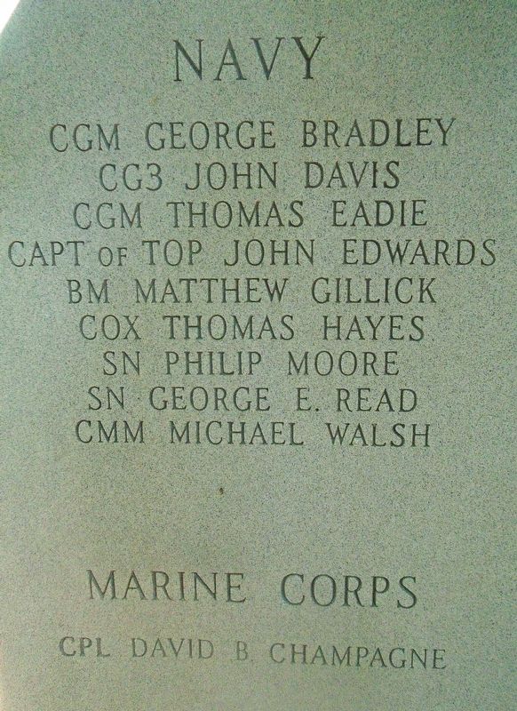 Rhode Island Medal of Honor Recipients Marker image. Click for full size.