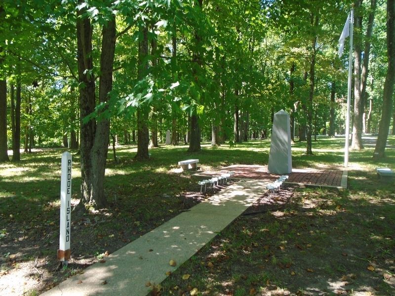 Rhode Island Medal of Honor Recipients Memorial Plaza image. Click for full size.