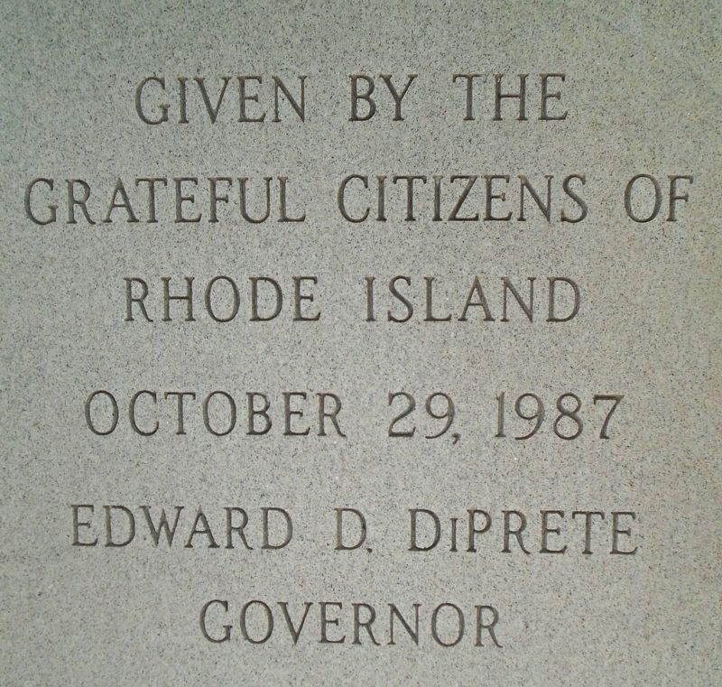 Rhode Island Medal of Honor Memorial Sponsors Marker image. Click for full size.