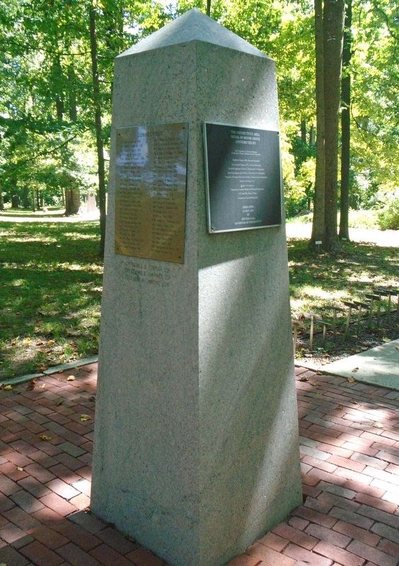 Connecticut Medal of Honor Recipients Memorial Obelisk image. Click for full size.