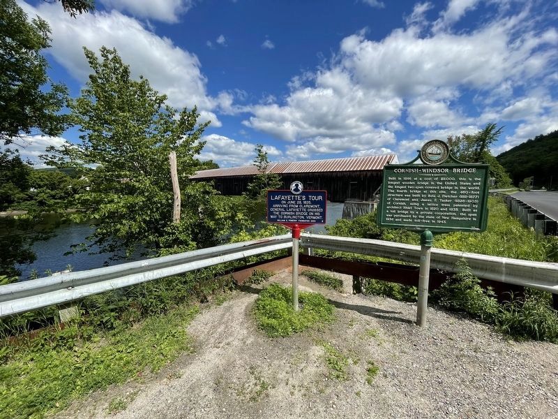 Lafayette's Tour Marker. Click for full size. Lafayette's Tour Marker image. Click for full size.