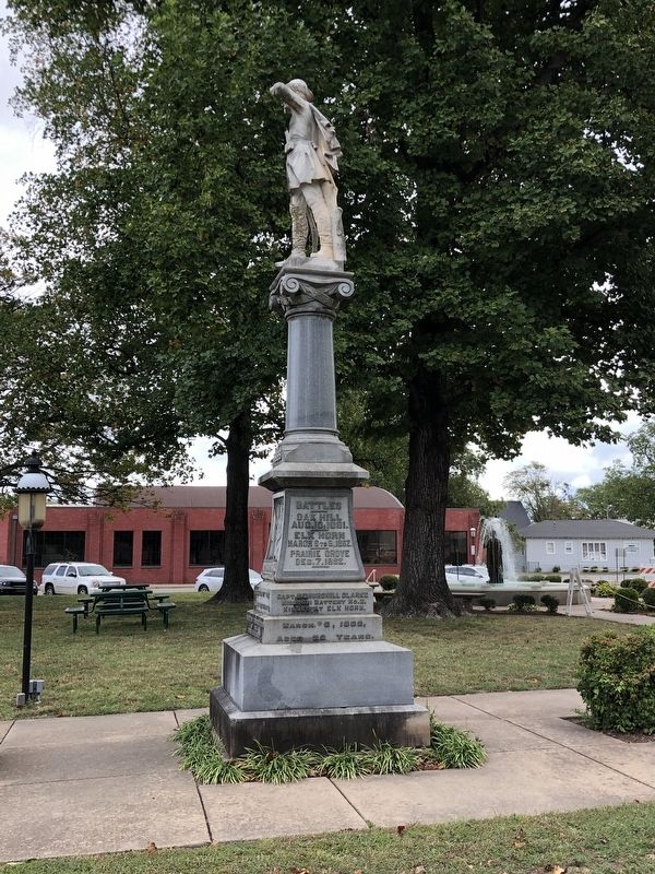 Crawford County Confederate Memorial (Southwest face) image. Click for full size.