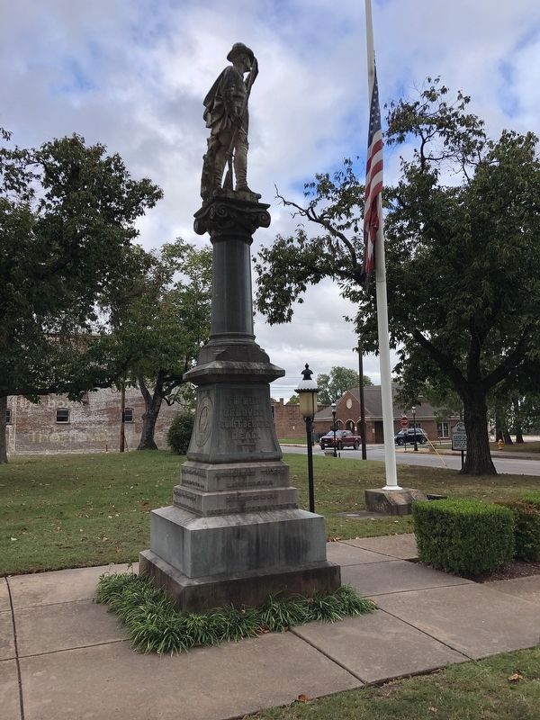 Crawford County Confederate Memorial (Northeast face) image. Click for full size.