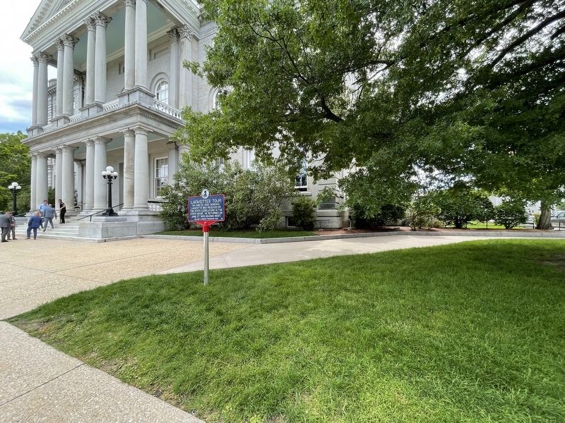 Lafayette's Tour Marker image. Click for full size.