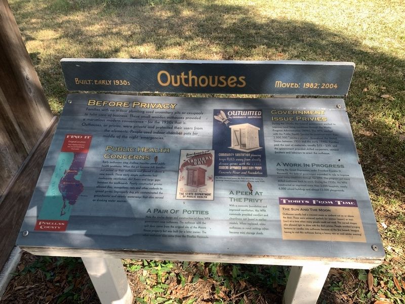 Outhouses Marker image. Click for full size.