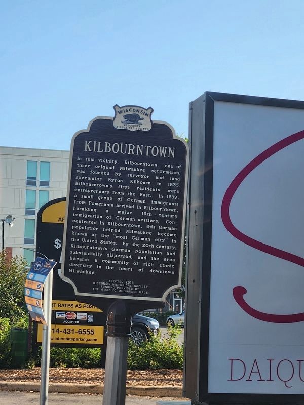 Kilbourntown Marker. Click for full size. Kilbourntown Marker image. Click for full size.