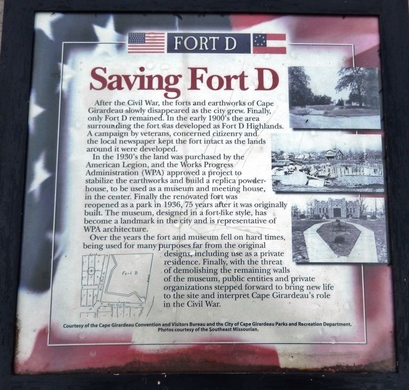 Saving Fort D Marker image. Click for full size.