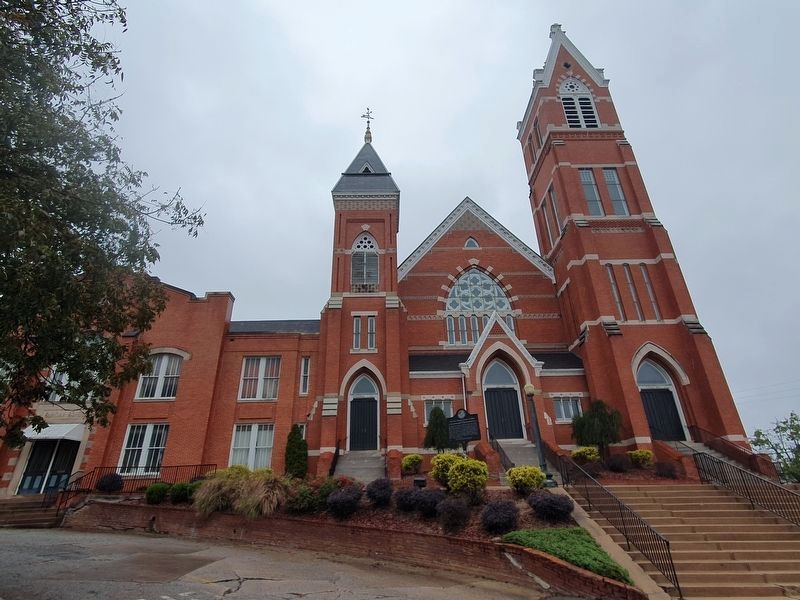 The First Baptist Church of Christ Marker image. Click for full size.