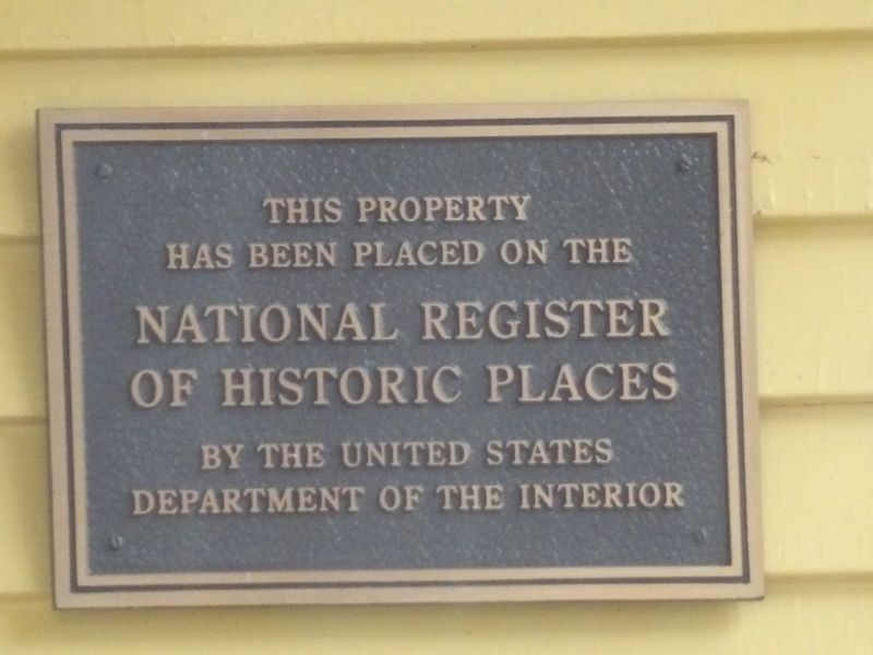 W.L. Wood House Marker. Click for full size. W.L. Wood House Marker image. Click for full size.