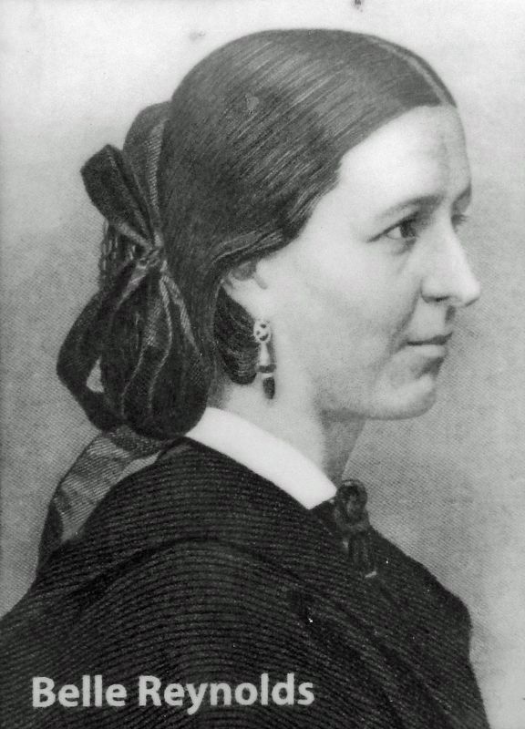 Marker detail: Belle Reynolds. Click for full size. Marker detail: Belle Reynolds image. Click for full size.
