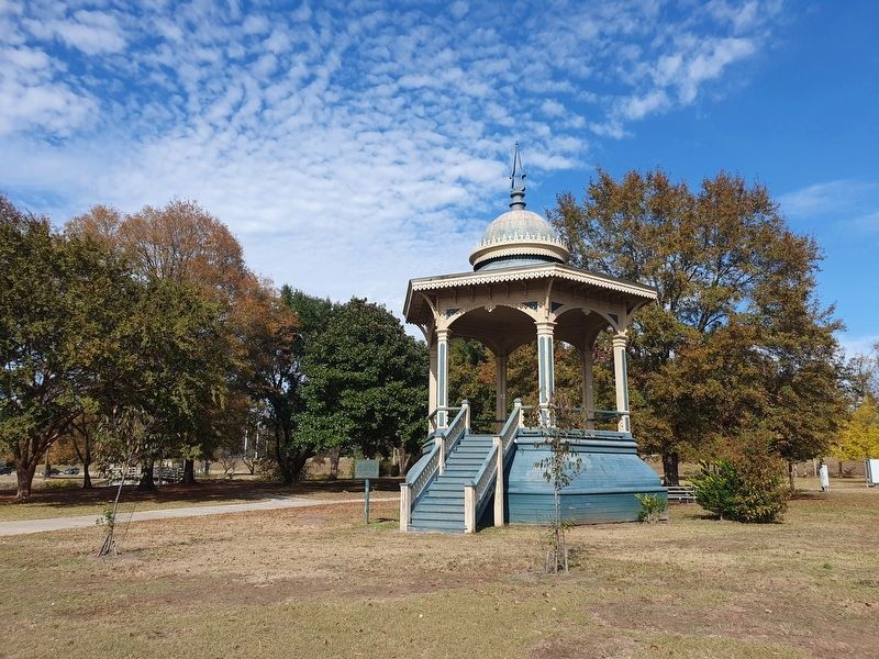 Jefferson Davis in Macon Marker image. Click for full size.
