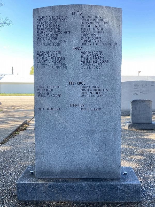 Vietnam War Marker, Side Two image. Click for full size.
