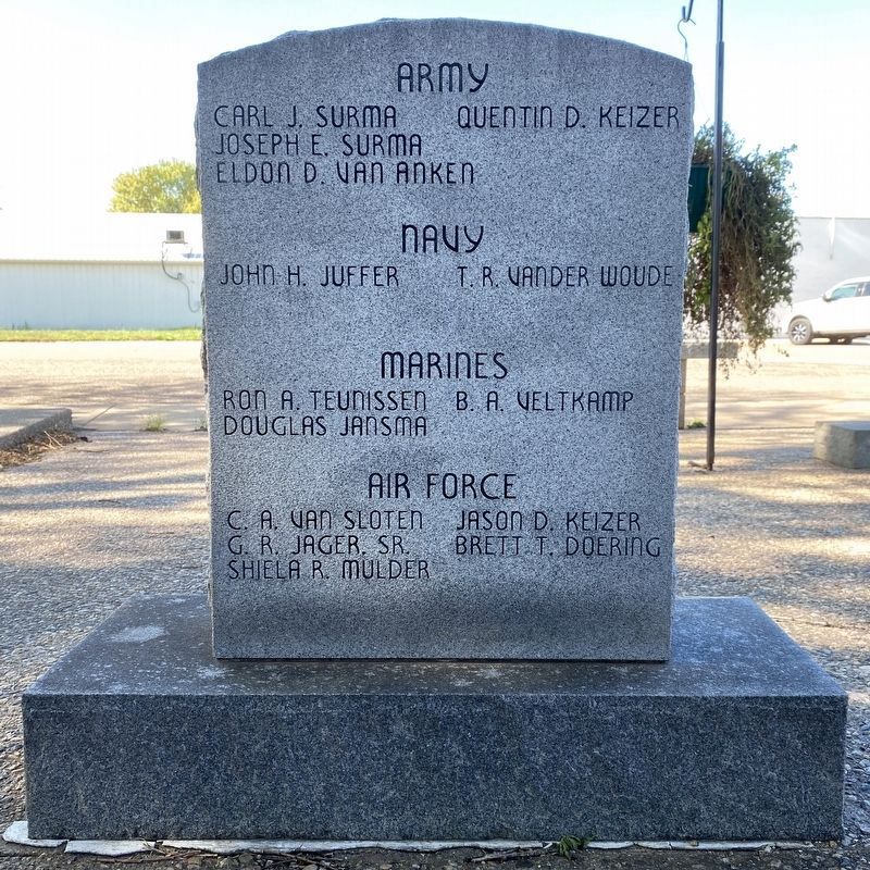 Desert Storm Marker, Side Two image. Click for full size.
