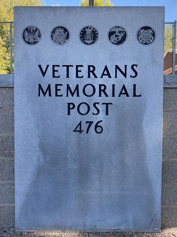 Veterans Memorial Post 476 Marker image. Click for full size.