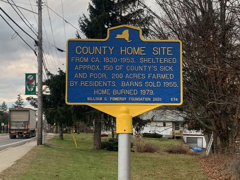 County Home Site Marker image. Click for full size.