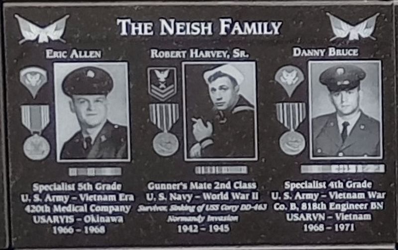 The Neish Family Marker image. Click for full size.