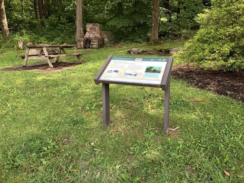 Negro Mountain Marker. Click for full size. Negro Mountain Marker image. Click for full size.